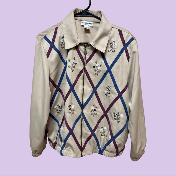 Vintage Jogger Jacket (ribbon and beading details!) - Picture 2 of 9